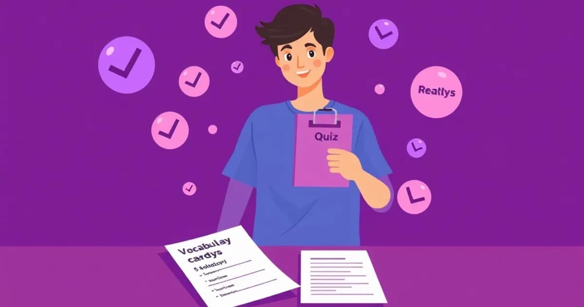 Vocabulary quiz maker - study with AI flashcards and spaced repetition