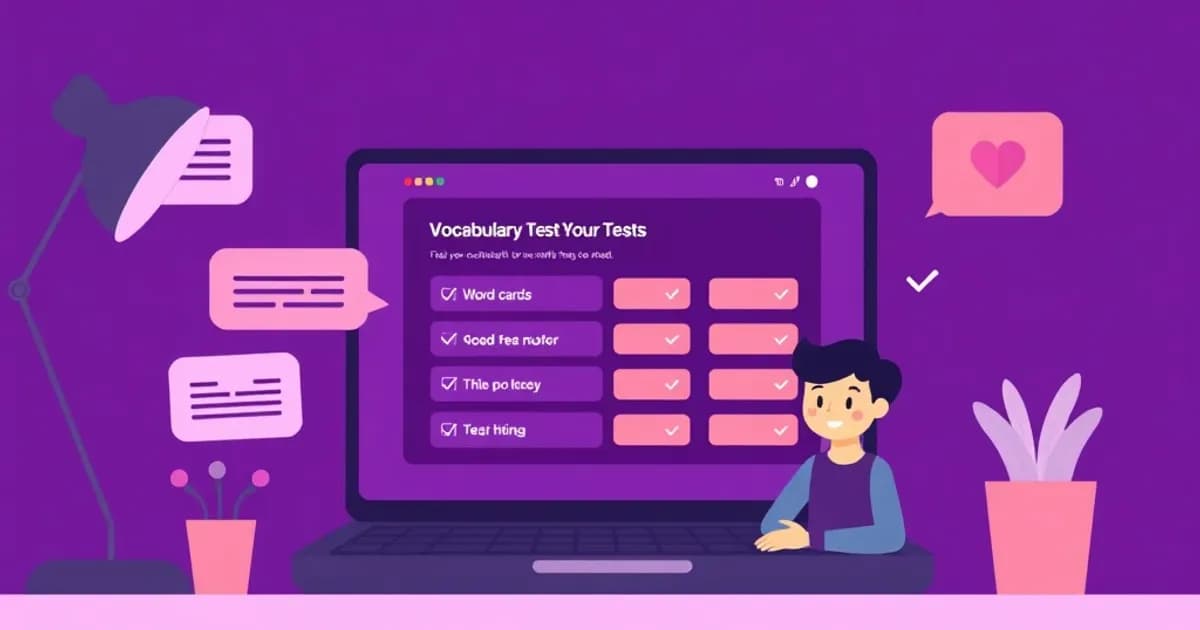 Vocabulary test maker - study with AI flashcards and spaced repetition