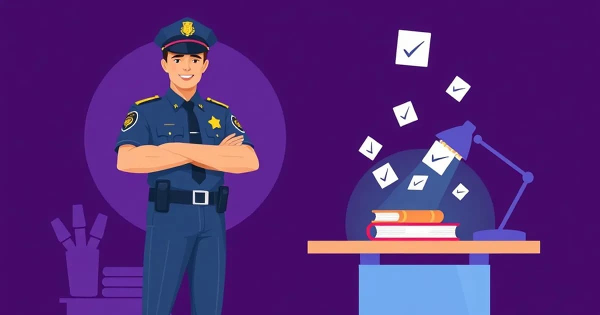 Police officer exam - study with AI flashcards and spaced repetition