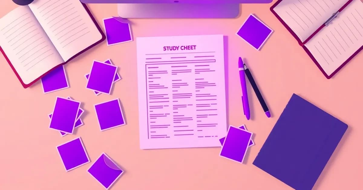 Cheat sheet - study with AI flashcards and spaced repetition
