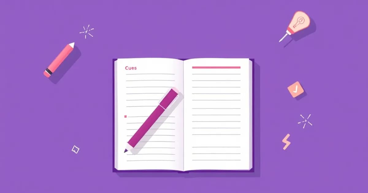 Cornell notes template - study with AI flashcards and spaced repetition