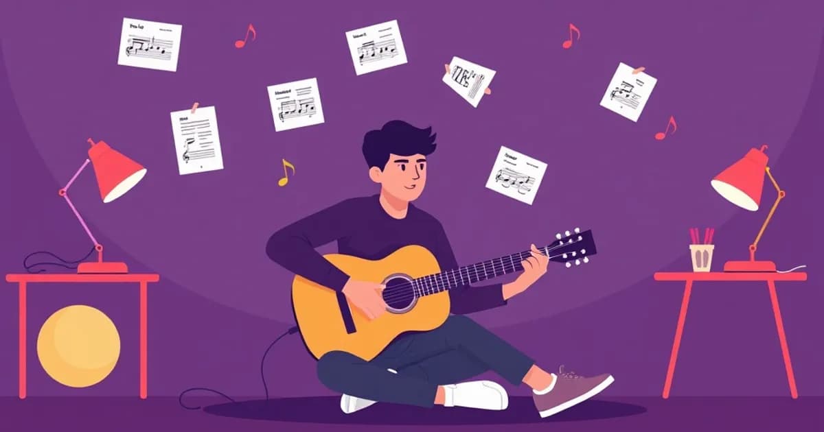 How to study guitar - study with AI flashcards and spaced repetition