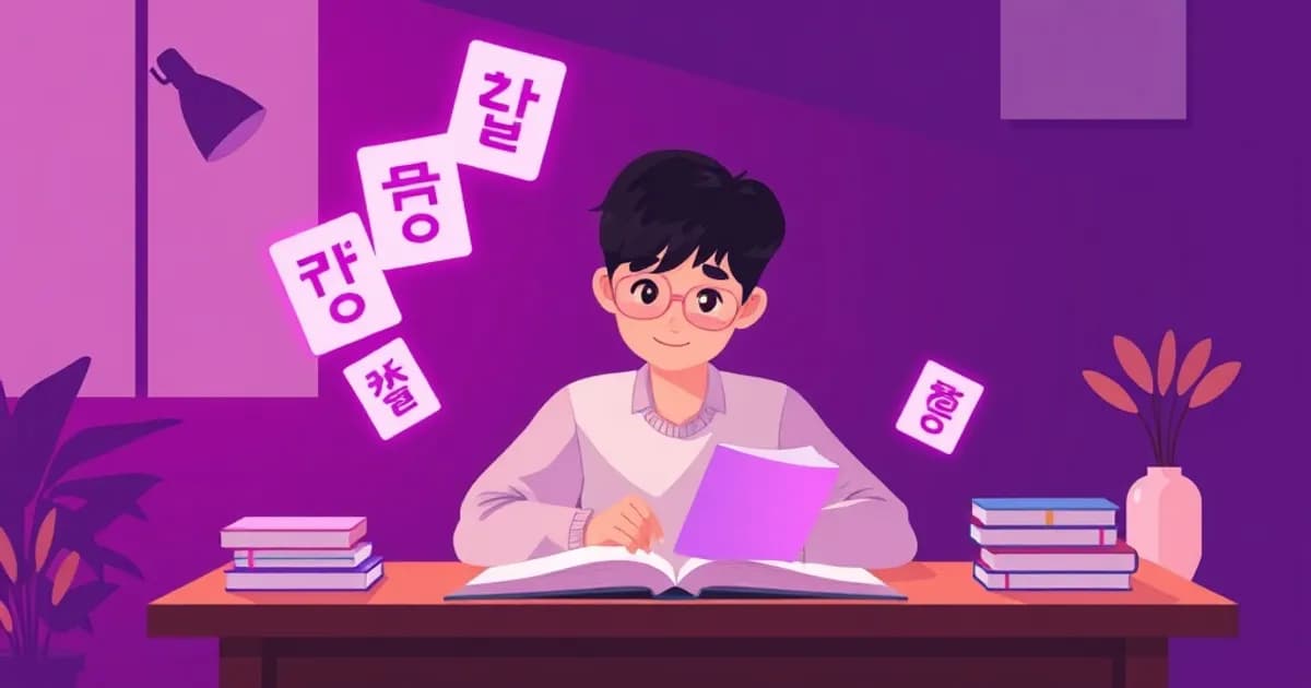 How to study korean - study with AI flashcards and spaced repetition