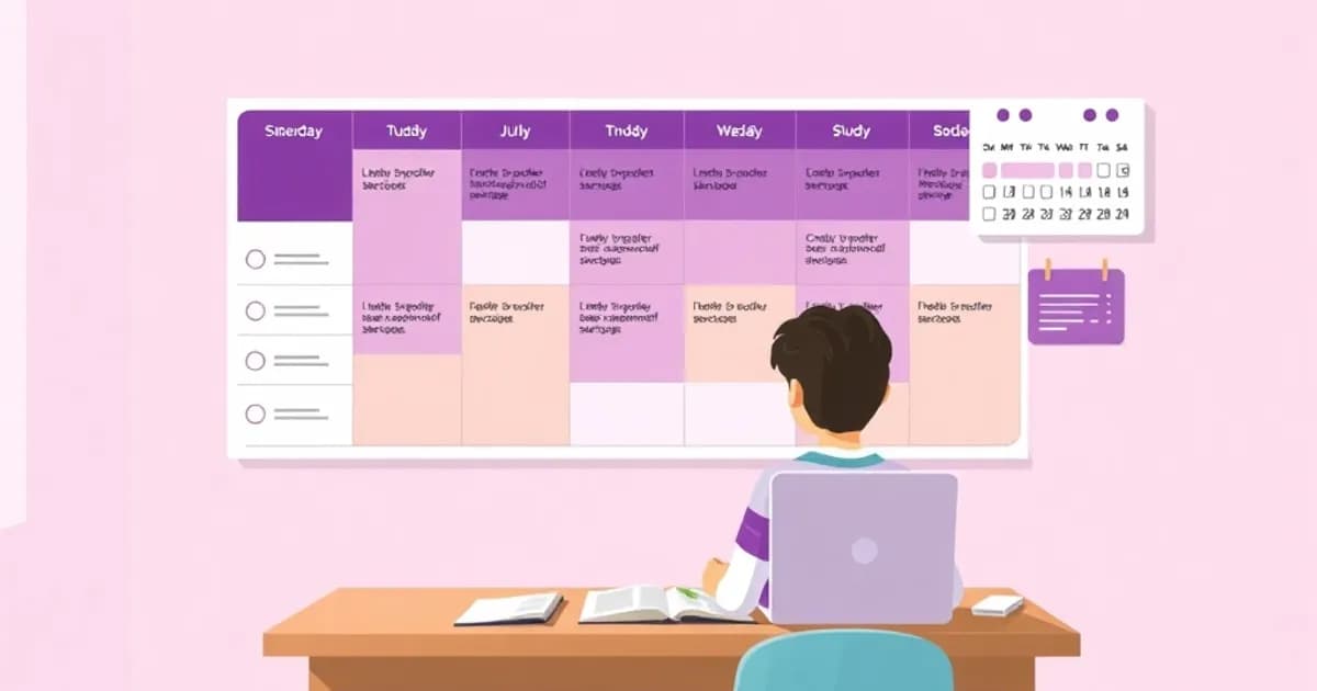 Study plan template - study with AI flashcards and spaced repetition
