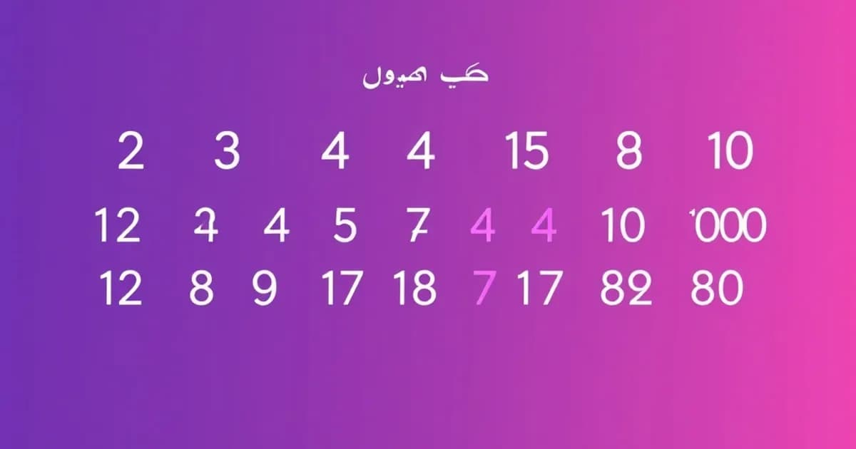 Arabic numbers - study with AI flashcards and spaced repetition