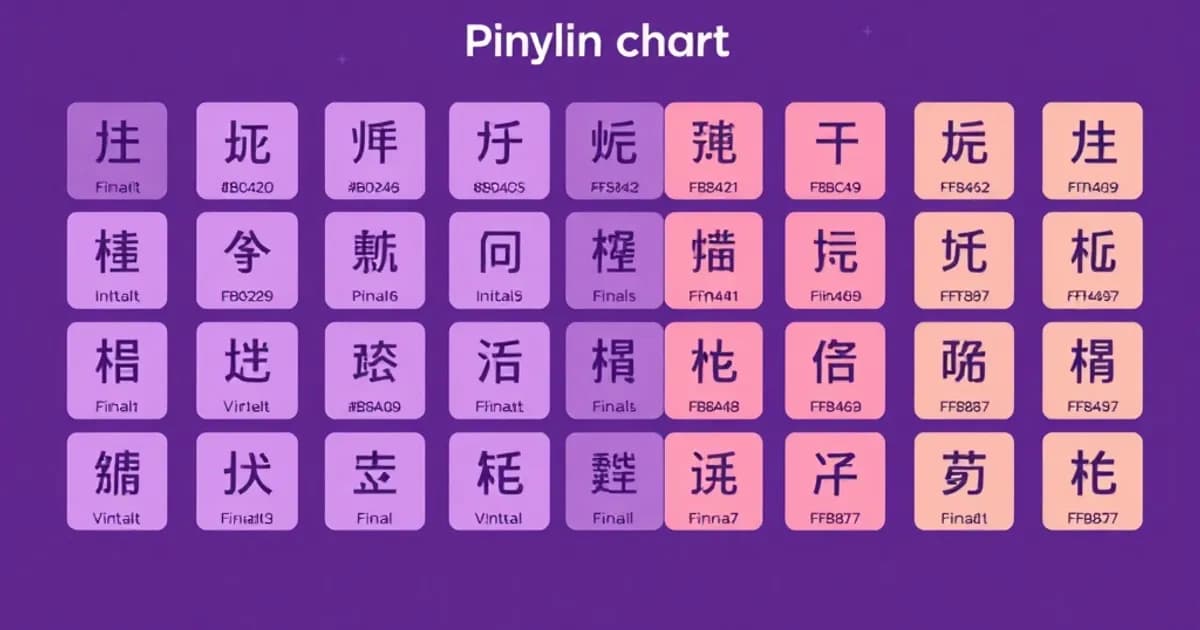 Pinyin chart - study with AI flashcards and spaced repetition