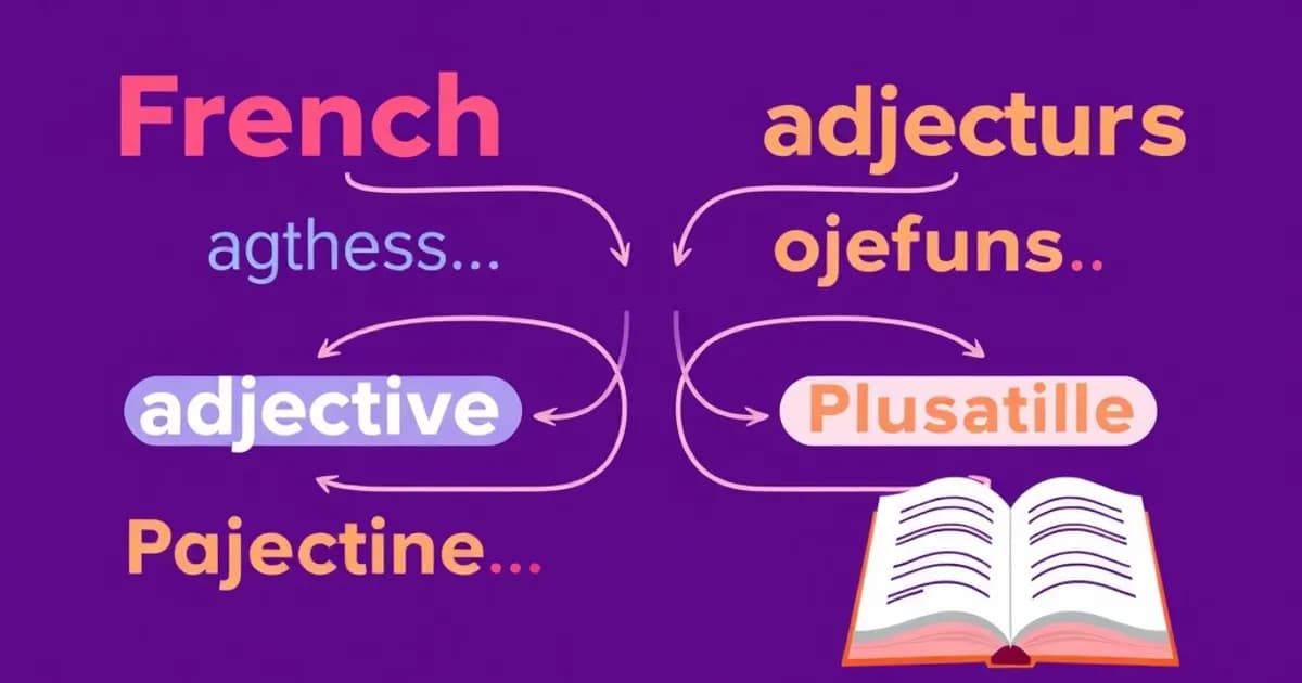 French adjectives agreement - study with AI flashcards and spaced repetition