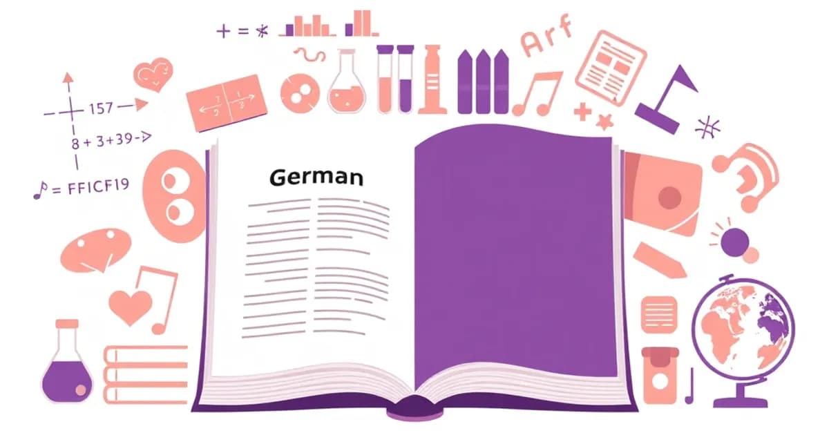 German school subjects - study with AI flashcards and spaced repetition