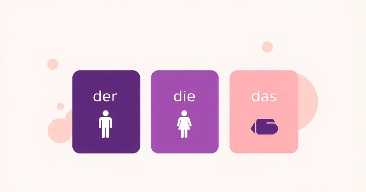 German articles - study with AI flashcards and spaced repetition