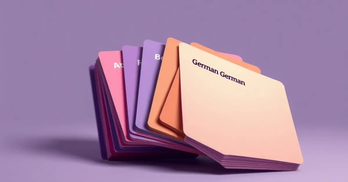 German flashcards - study with AI flashcards and spaced repetition