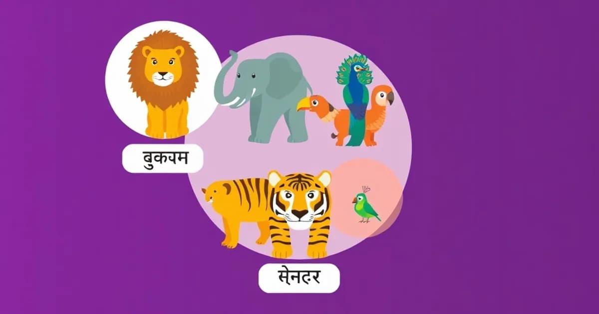 Hindi animals vocabulary - study with AI flashcards and spaced repetition
