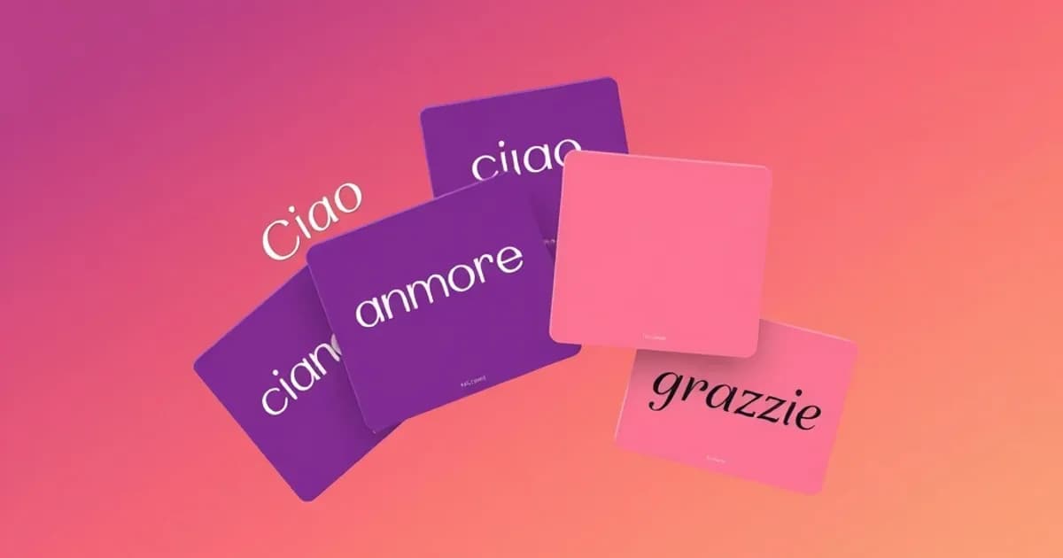 Most common italian words - study with AI flashcards and spaced repetition