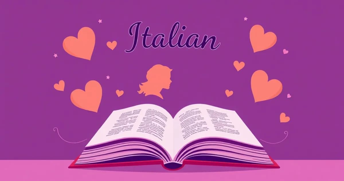 Italian love words - study with AI flashcards and spaced repetition