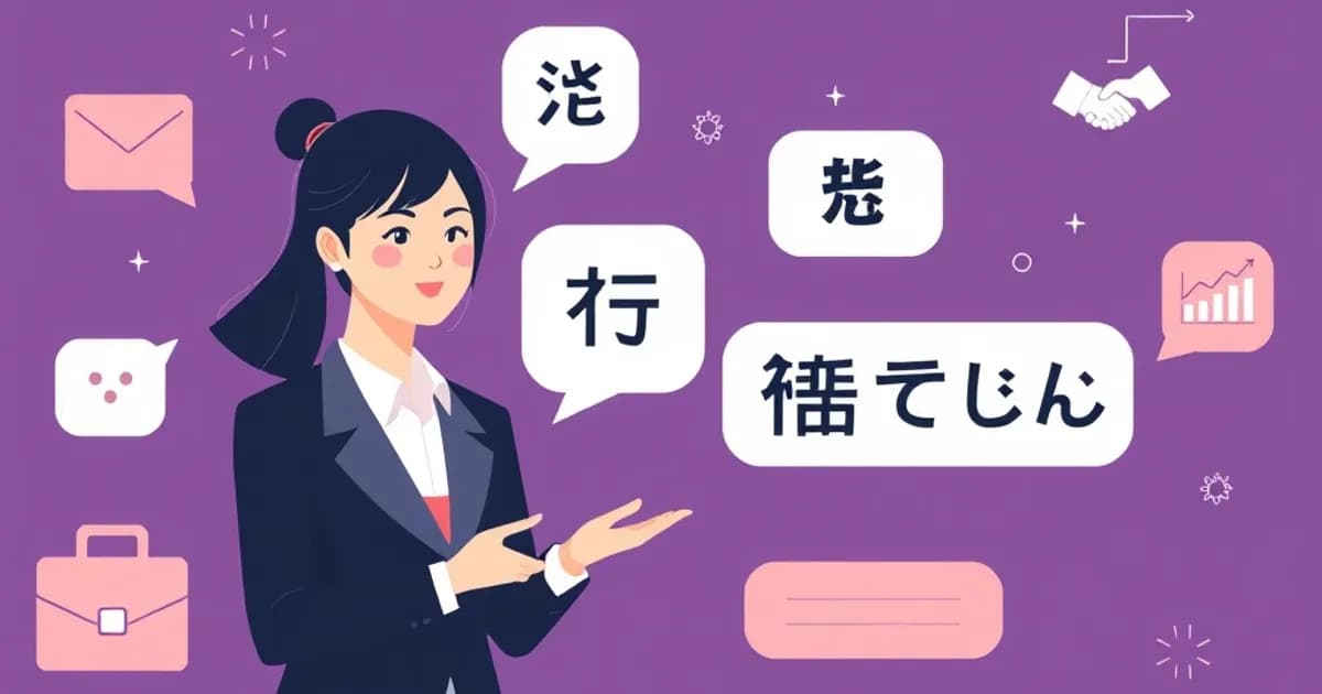 Japanese business vocabulary - study with AI flashcards and spaced repetition