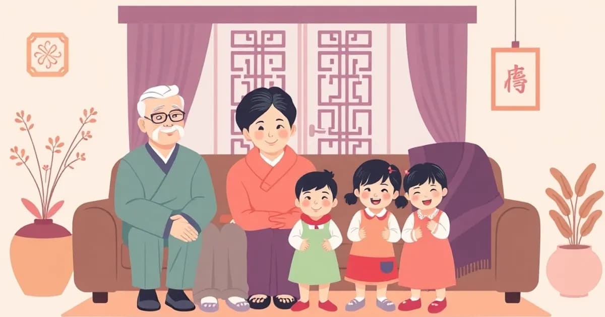 Korean family vocabulary - study with AI flashcards and spaced repetition