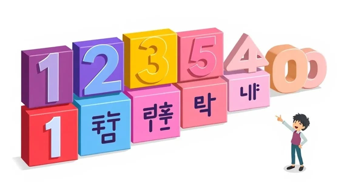 Korean native numbers counting - study with AI flashcards and spaced repetition