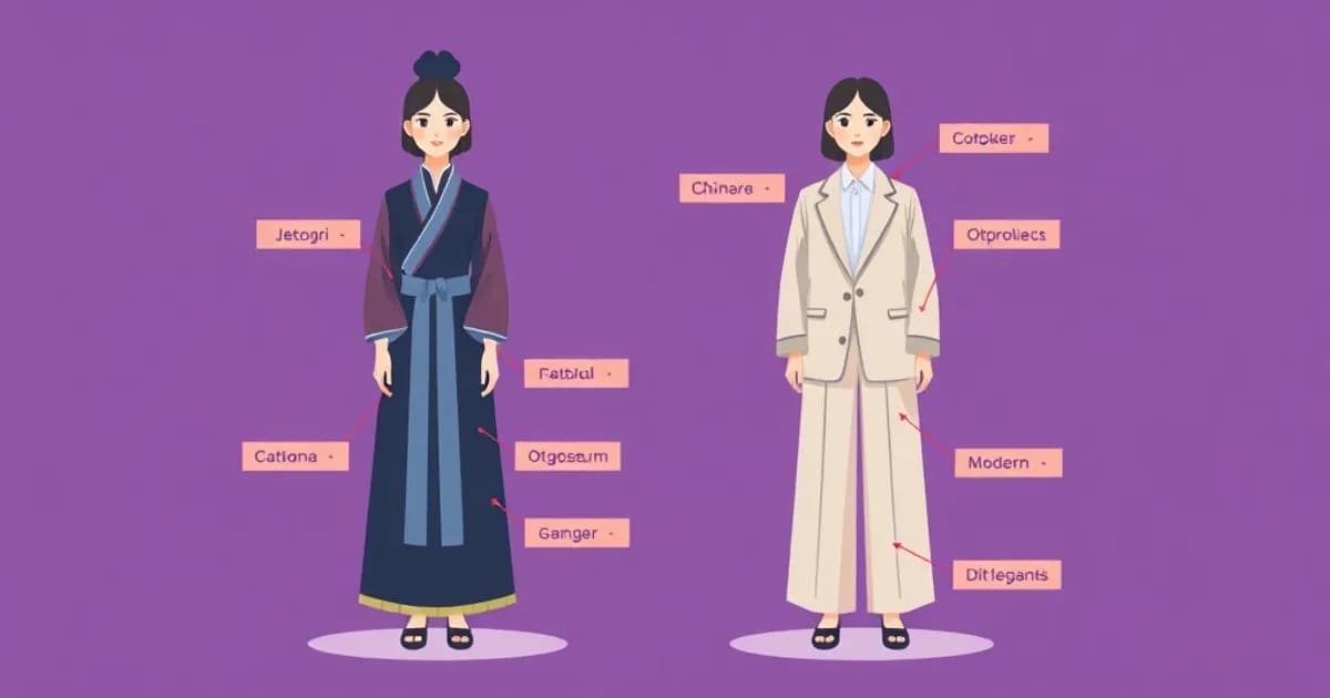 Korean clothing vocabulary - study with AI flashcards and spaced repetition