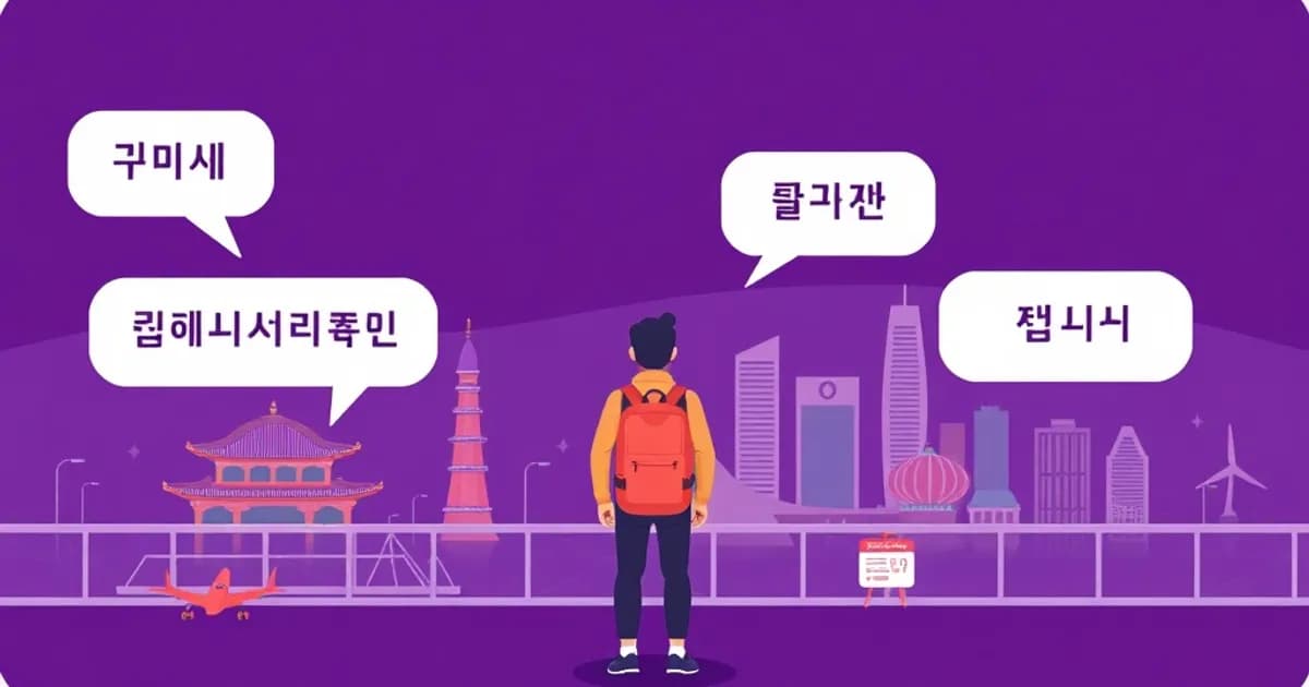 Korean phrases for travel - study with AI flashcards and spaced repetition