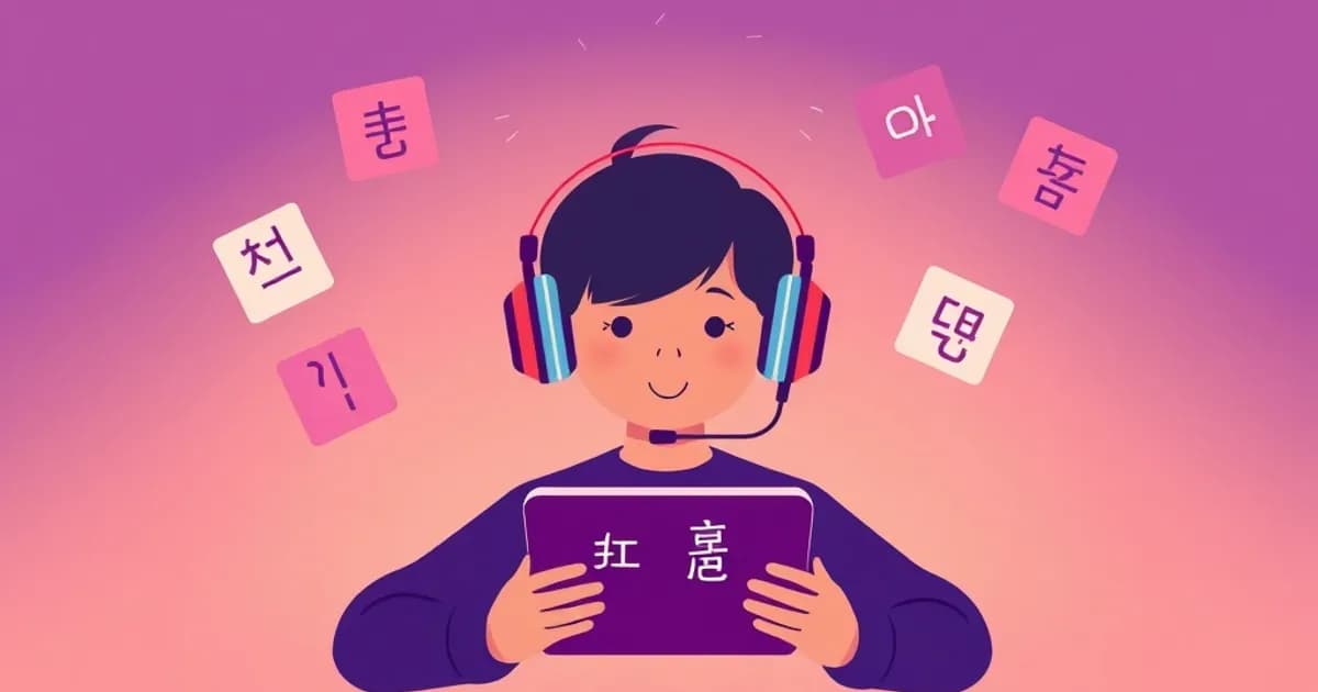 Learn korean - study with AI flashcards and spaced repetition