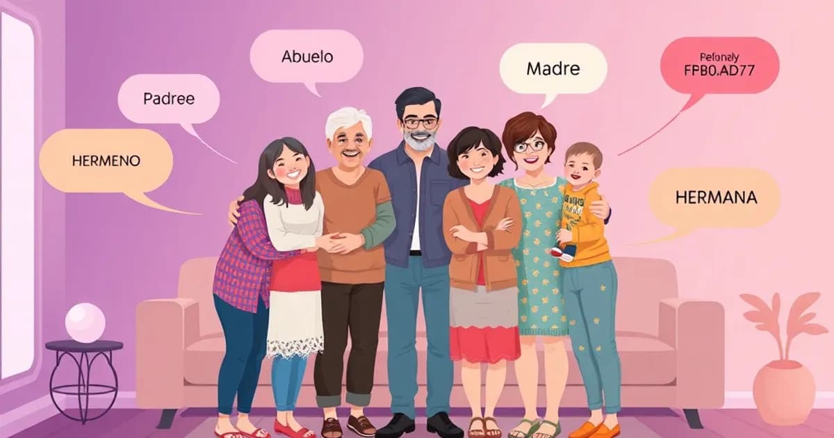 Spanish family words - study with AI flashcards and spaced repetition