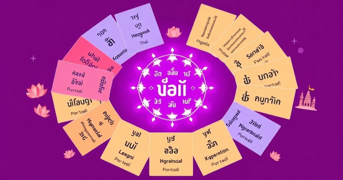 Thai vocabulary - study with AI flashcards and spaced repetition