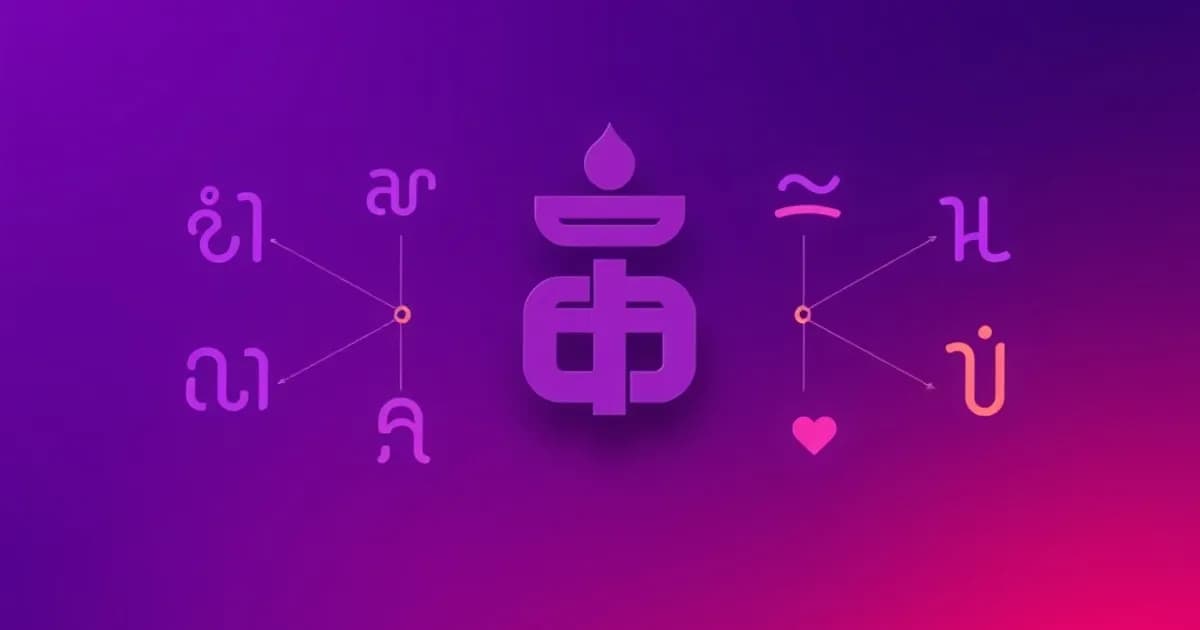 Thai script - study with AI flashcards and spaced repetition