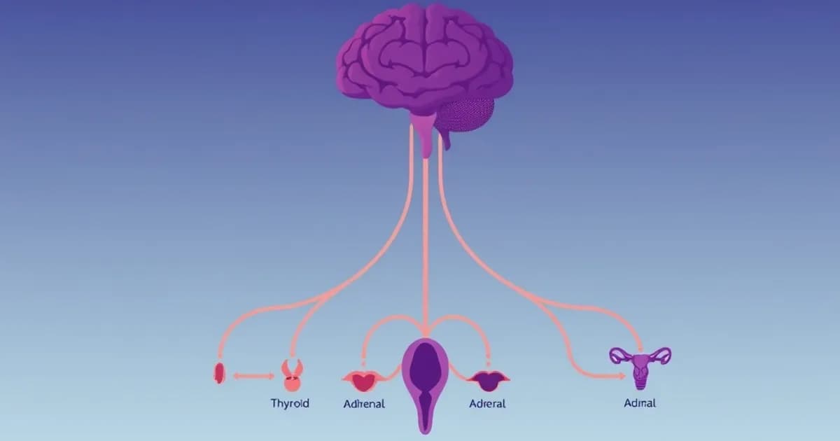 Hypothalamic pituitary axis anatomy - study with AI flashcards and spaced repetition