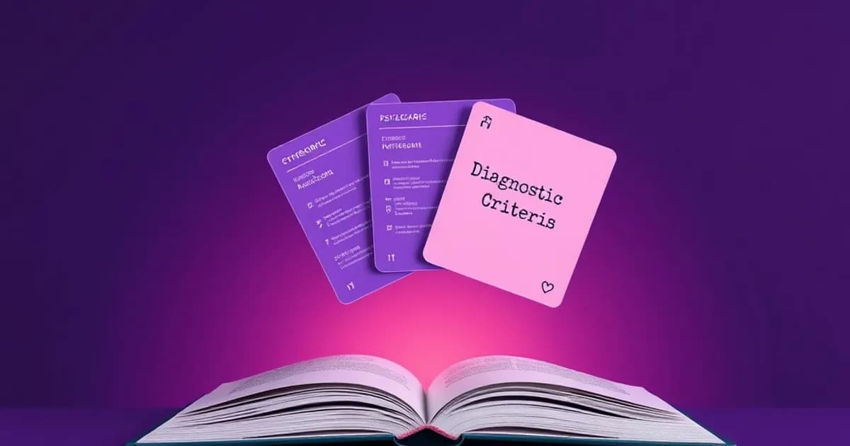 DSM diagnostic criteria flashcards - study with AI flashcards and spaced repetition