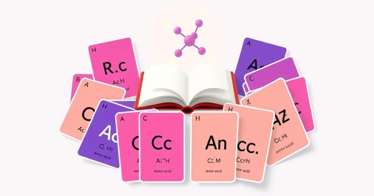Amino acids flashcards - study with AI flashcards and spaced repetition