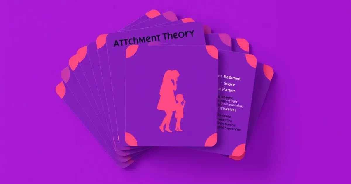 Attachment theory flashcards - study with AI flashcards and spaced repetition