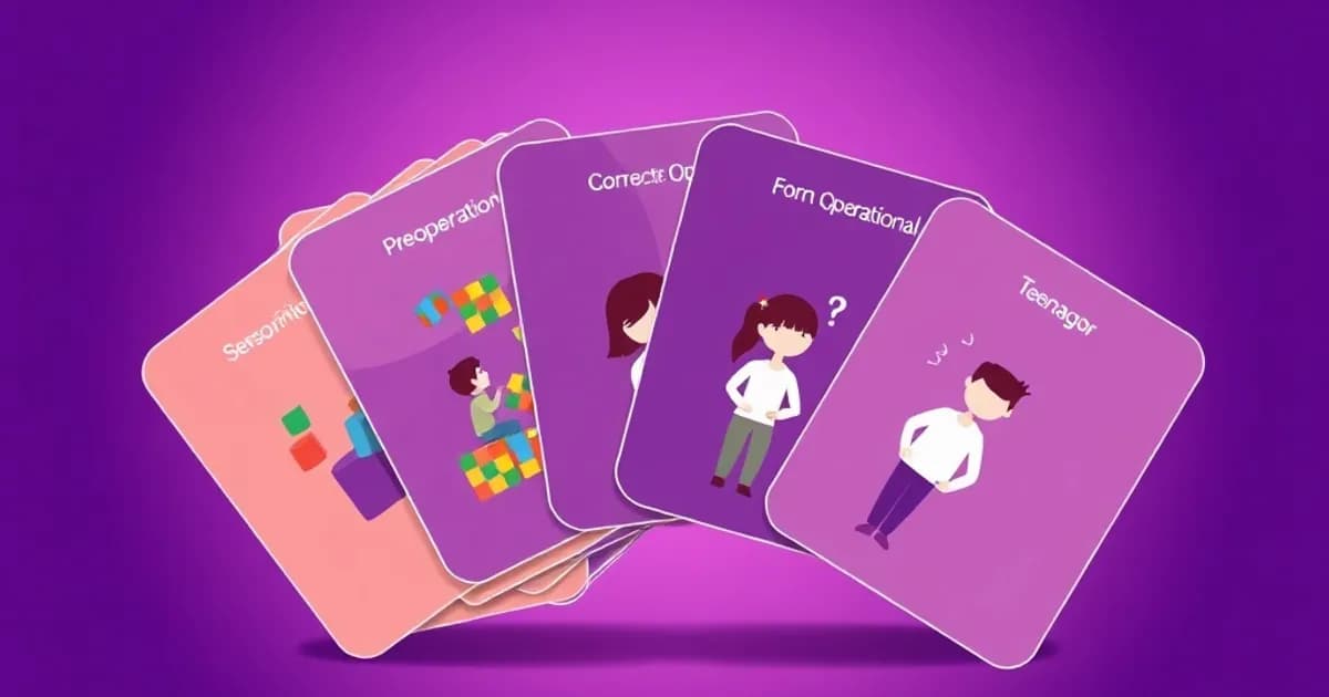 Piaget's cognitive stages flashcards - study with AI flashcards and spaced repetition