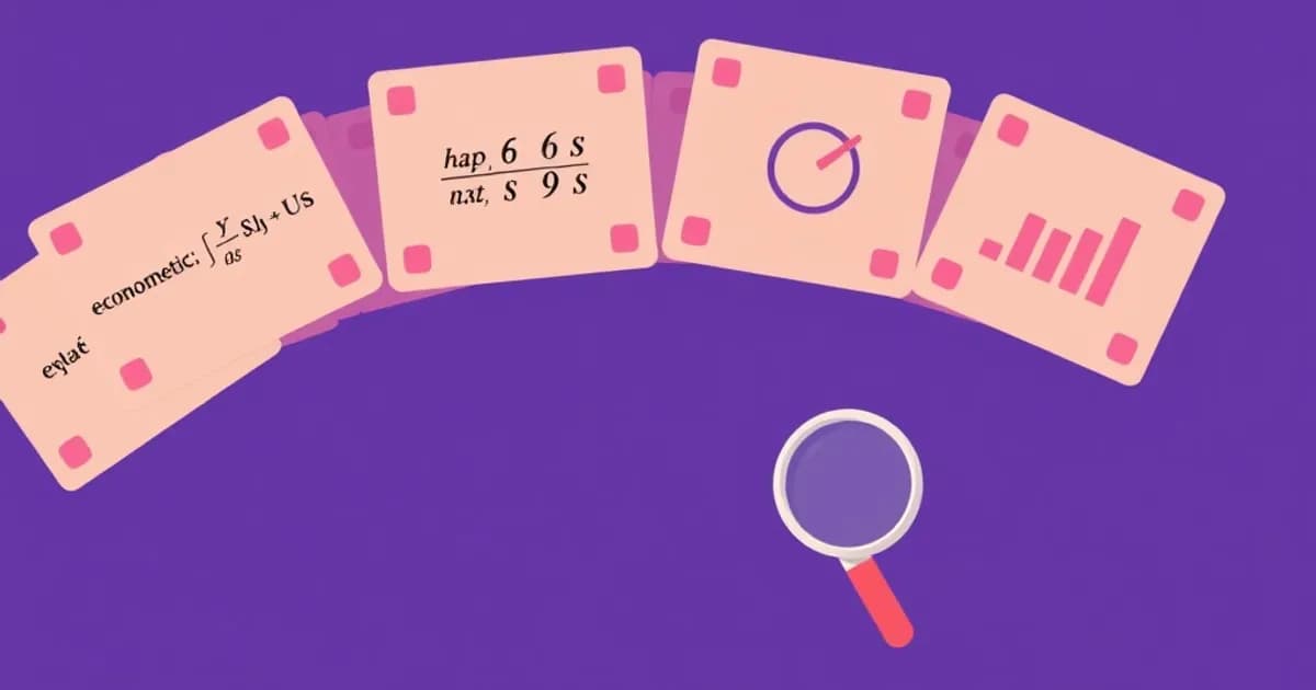 Hypothesis testing econometrics flashcards - study with AI flashcards and spaced repetition