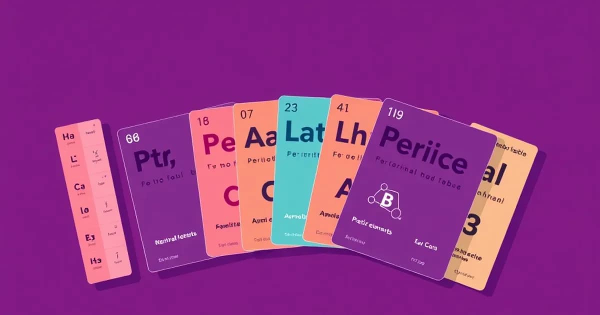 Periodic table flashcards - study with AI flashcards and spaced repetition