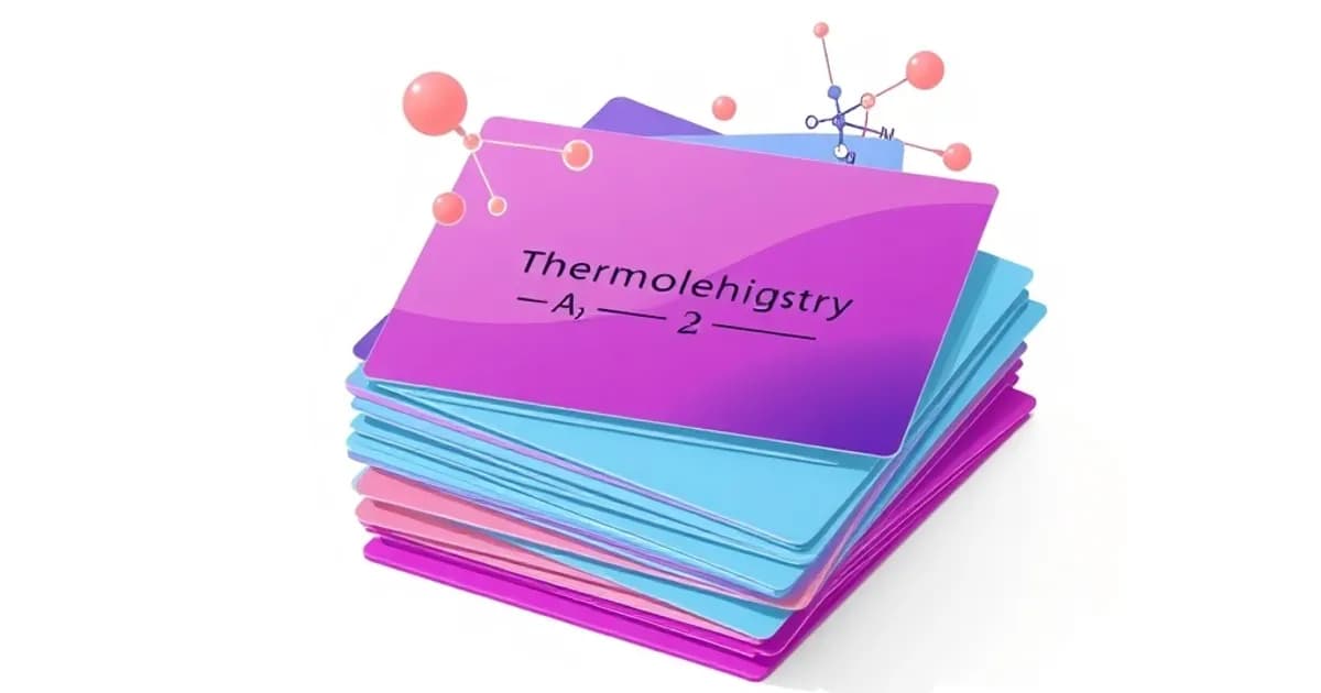 Thermochemistry flashcards - study with AI flashcards and spaced repetition