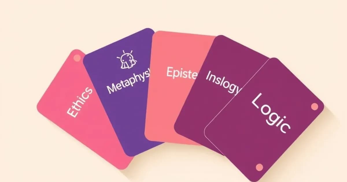 Philosophy branches flashcards - study with AI flashcards and spaced repetition