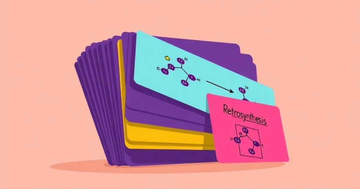 Retrosynthesis flashcards - study with AI flashcards and spaced repetition