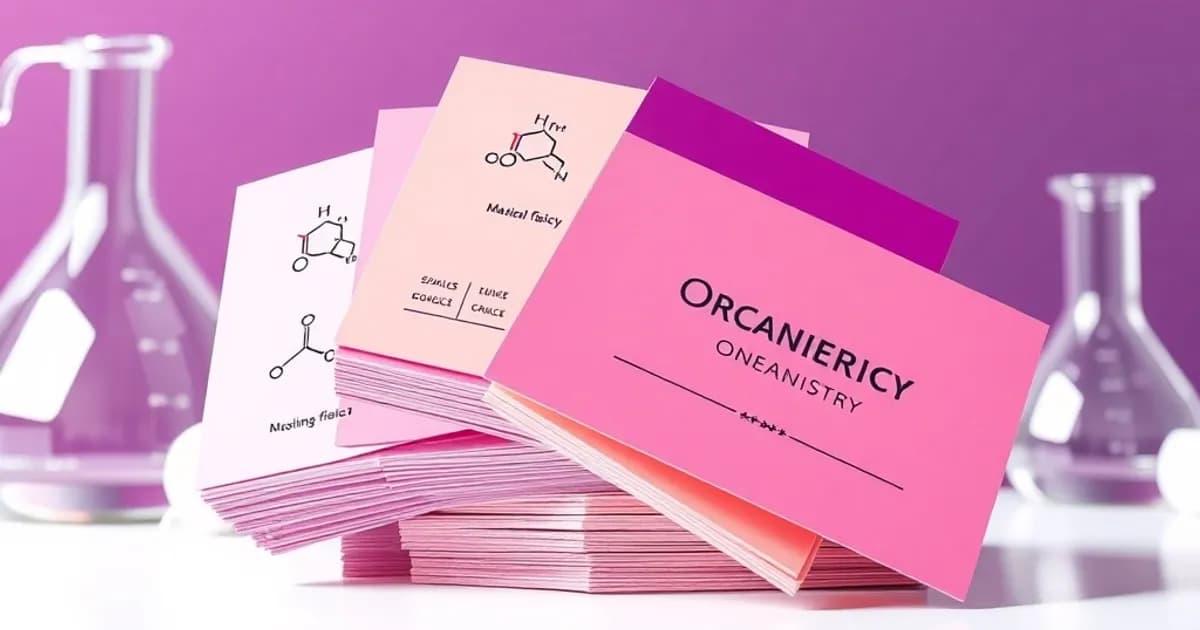 Organic synthesis flashcards - study with AI flashcards and spaced repetition
