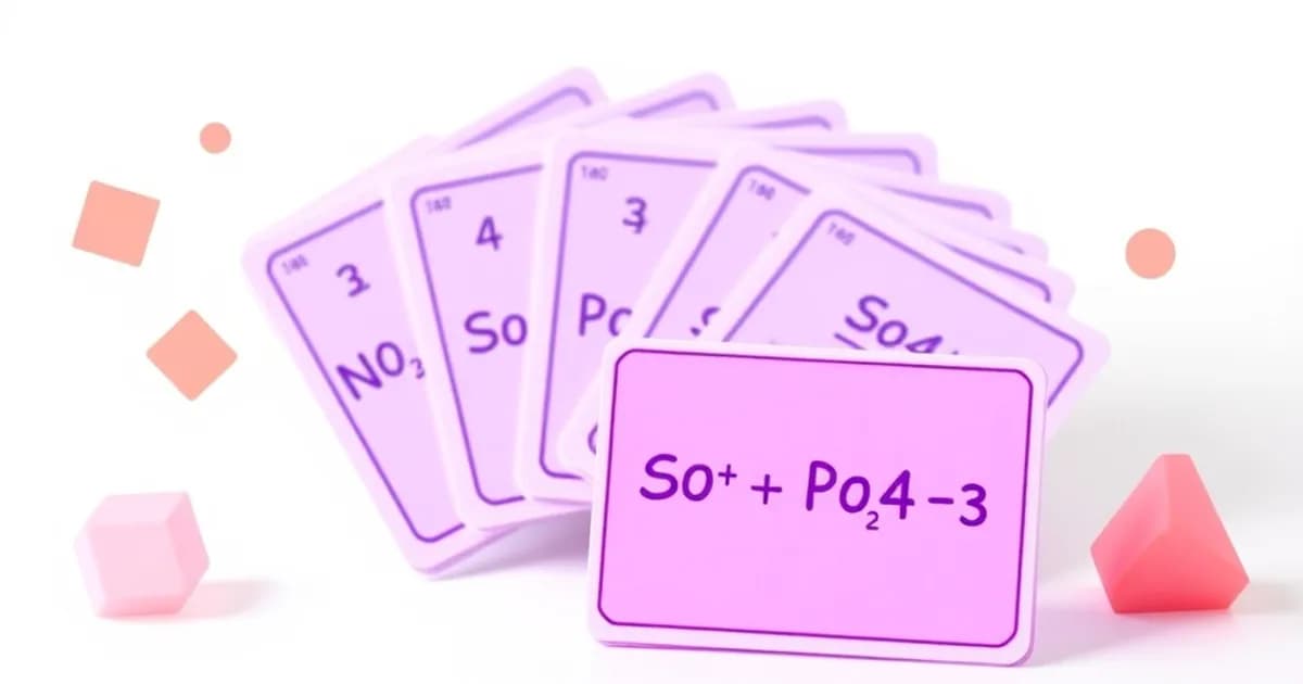 Flashcards for polyatomic ions - study with AI flashcards and spaced repetition