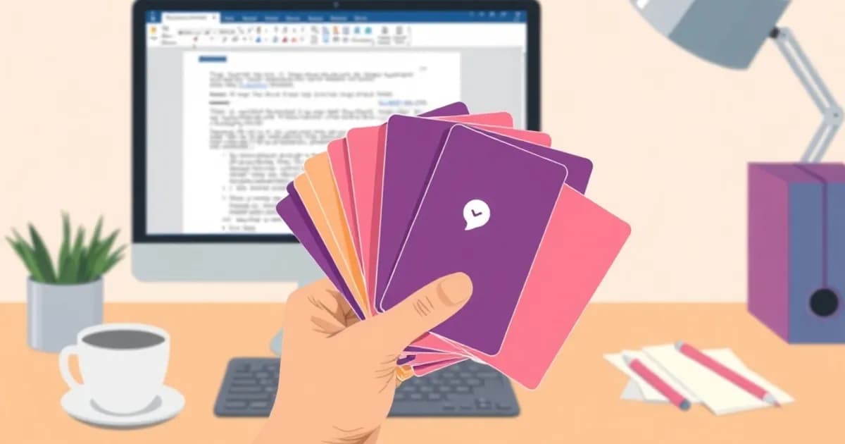 How to create flashcards in word - study with AI flashcards and spaced repetition