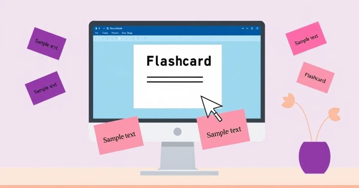 How to make flashcards on word - study with AI flashcards and spaced repetition