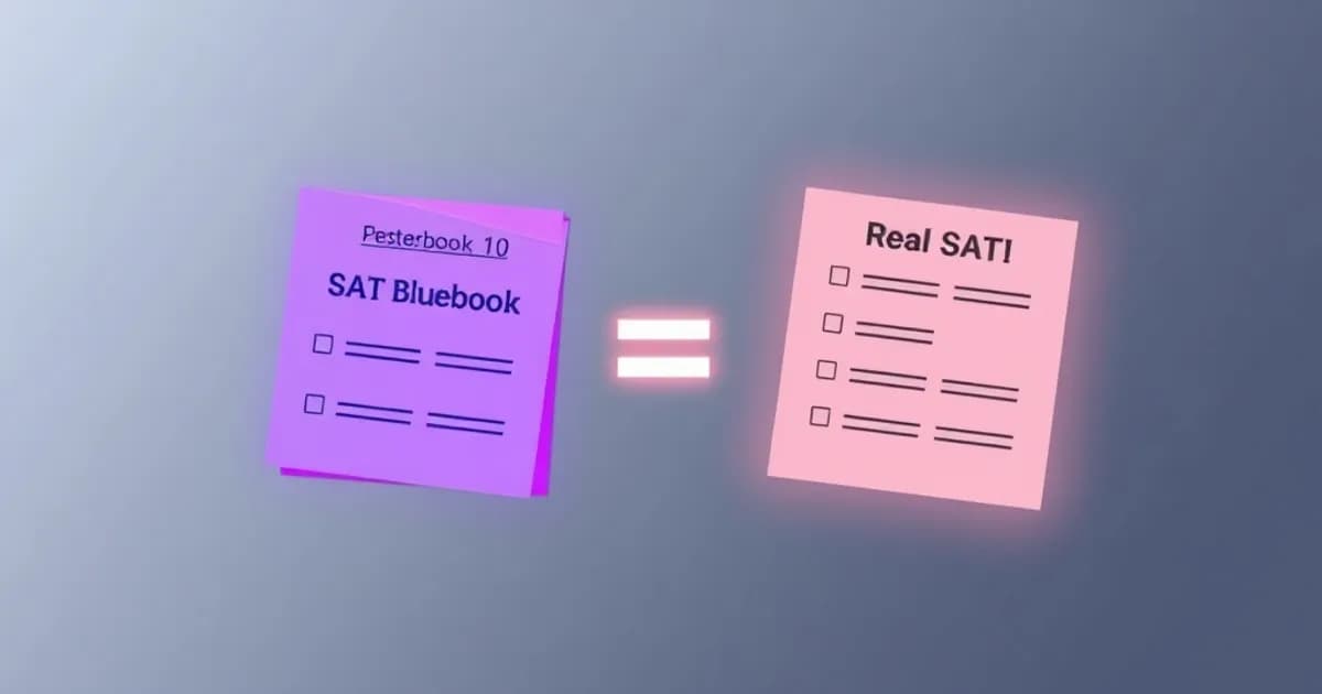 Is sat bluebook 10 like the real test - study with AI flashcards and spaced repetition