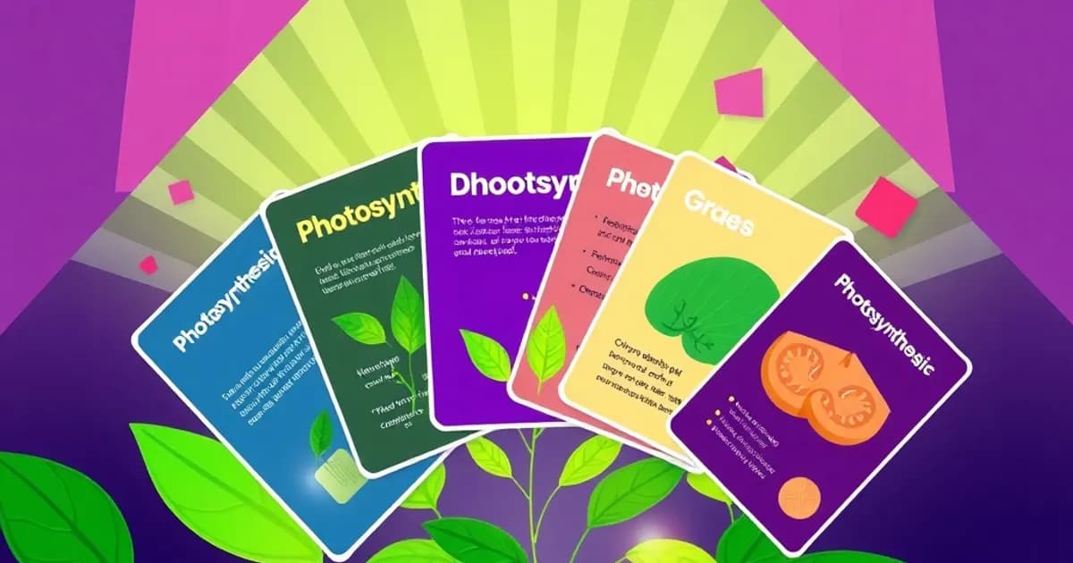 8th grade photosynthesis flashcards - study with AI flashcards and spaced repetition