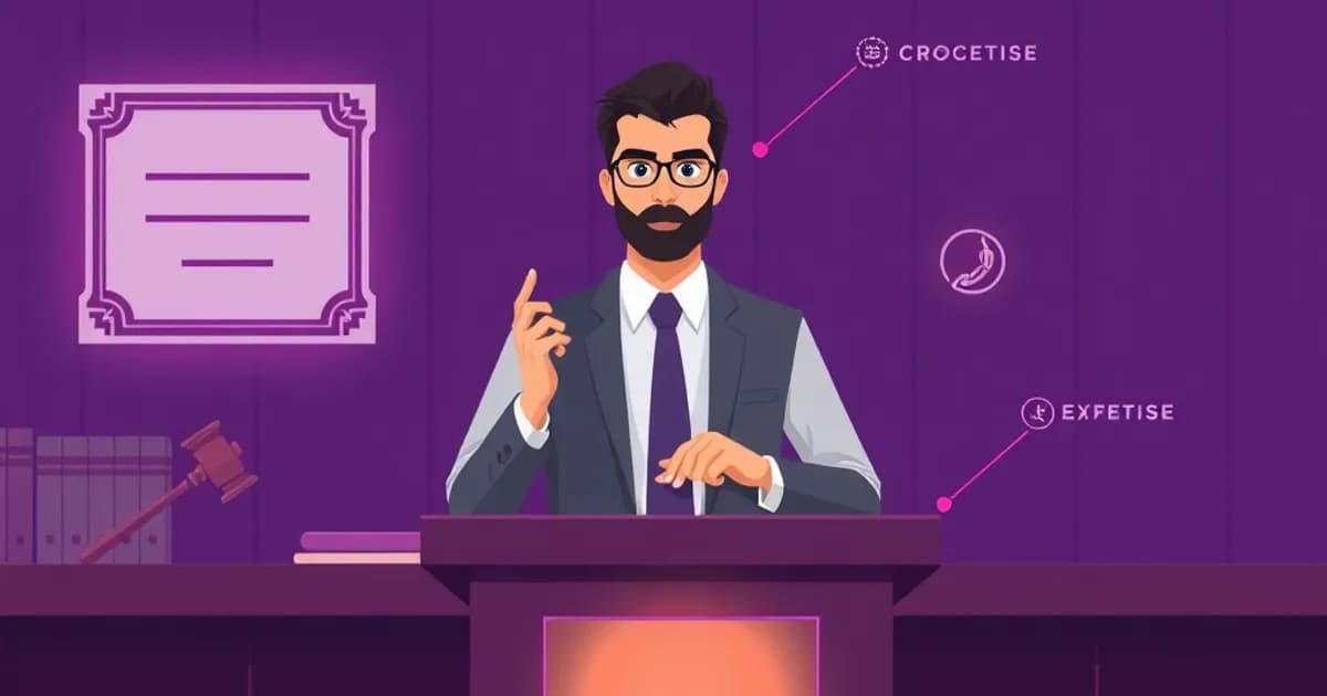 Expert testimony qualification - study with AI flashcards and spaced repetition