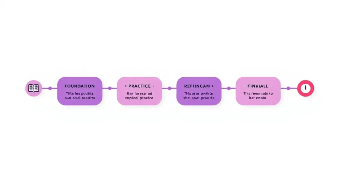Bar exam preparation timeline - study with AI flashcards and spaced repetition