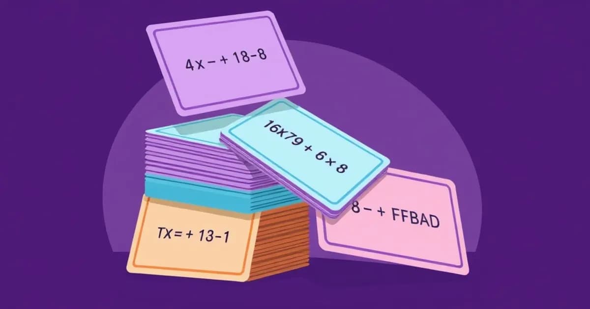 Multiplication flash cards - study with AI flashcards and spaced repetition