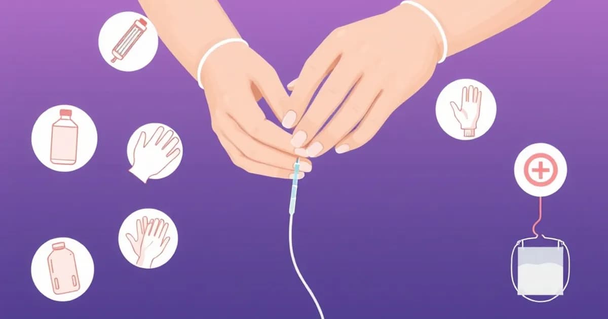Catheter management nursing - study with AI flashcards and spaced repetition