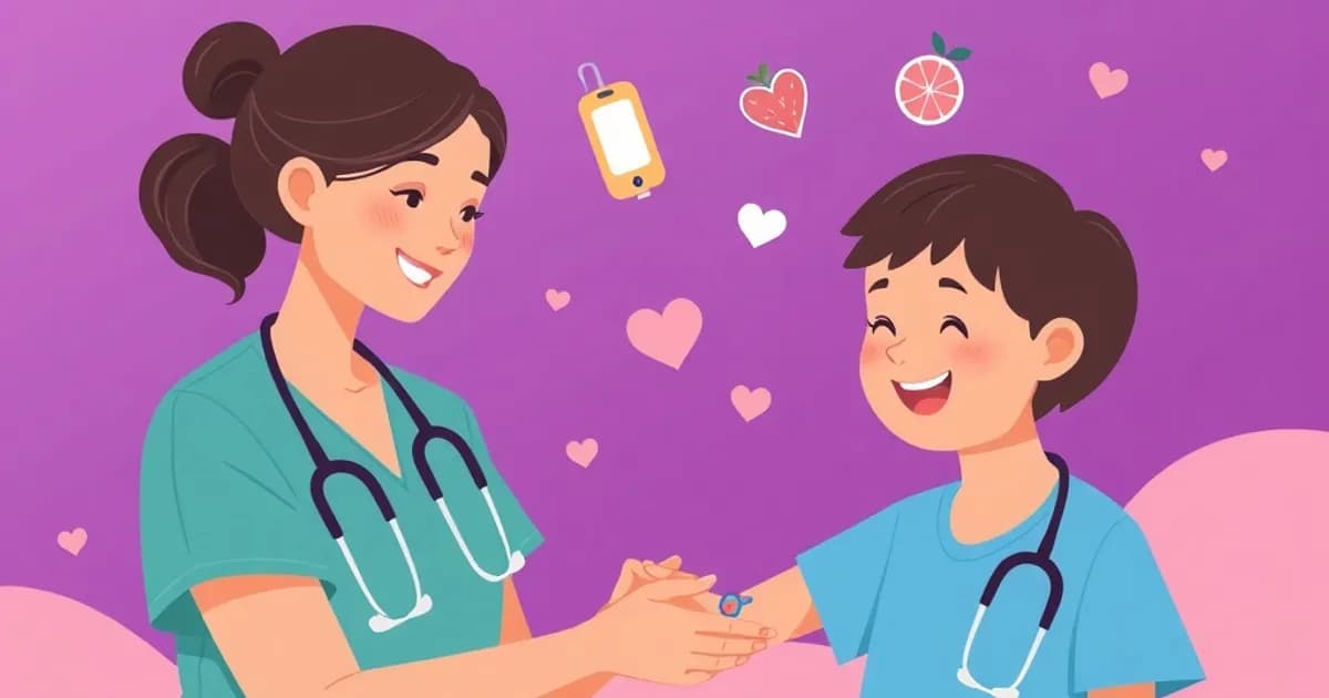 Type 1 diabetes children nursing - study with AI flashcards and spaced repetition