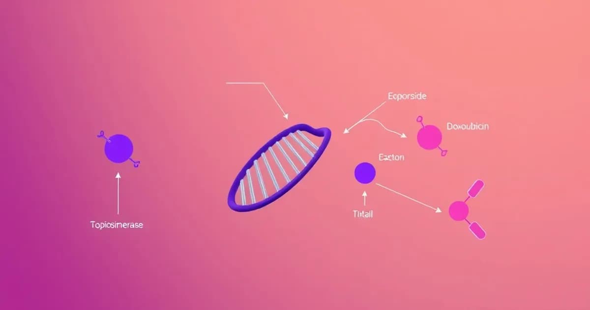 Topoisomerase inhibitor etoposide doxorubicin - study with AI flashcards and spaced repetition