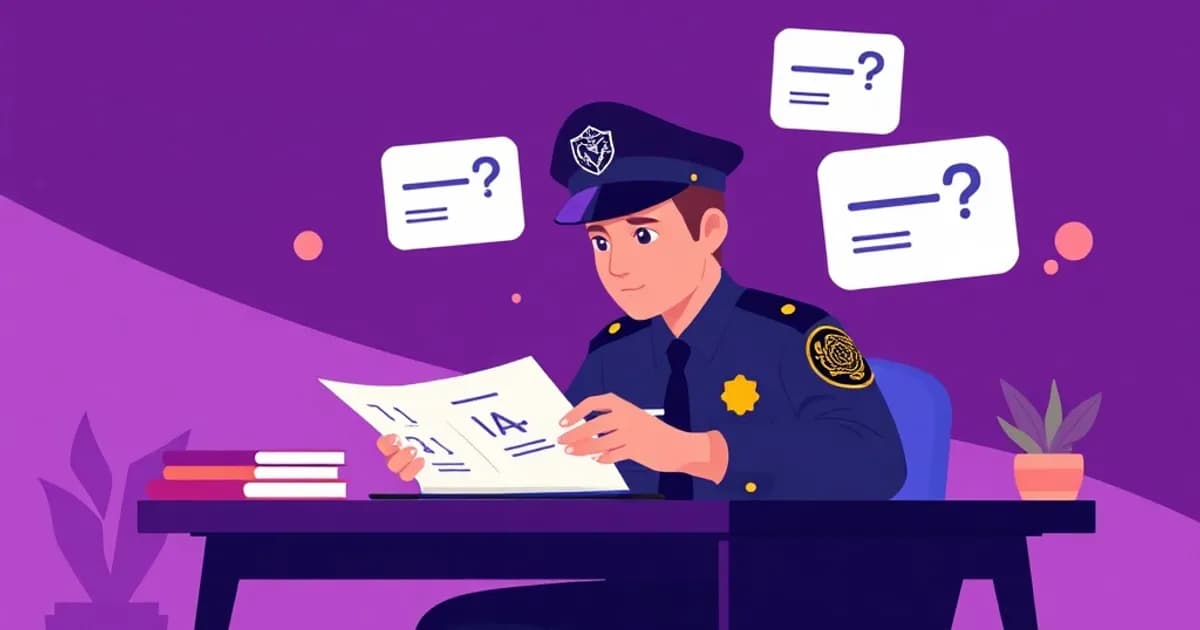 Police exam practice questions - study with AI flashcards and spaced repetition