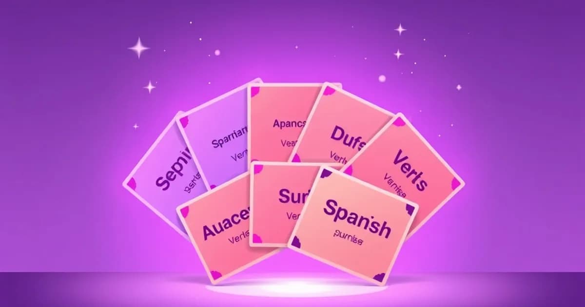 Spanish verb flashcards - study with AI flashcards and spaced repetition